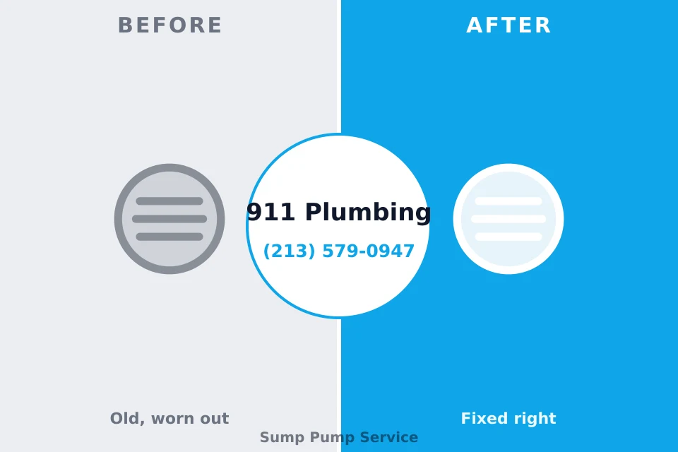 Before and after: plumbing repair Whittingham, NJ